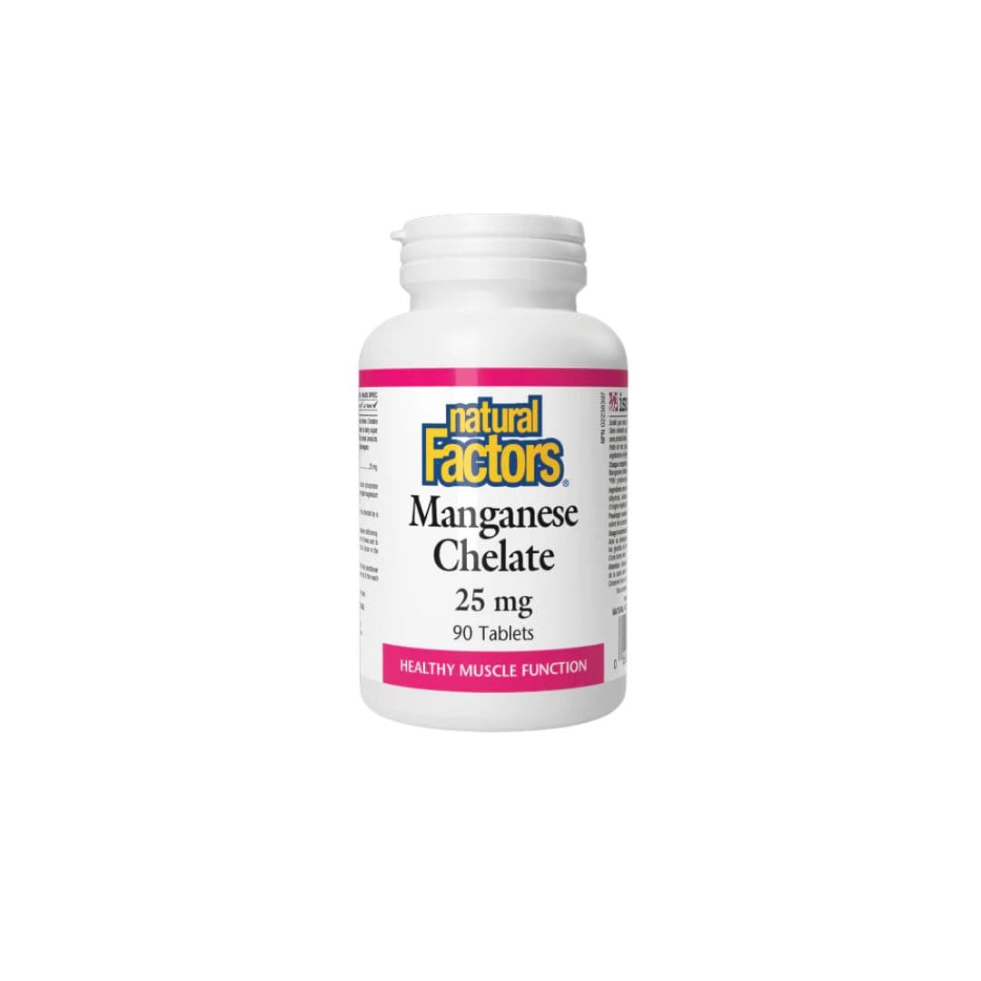 Natural Factors Manganese Chelate 25 mg