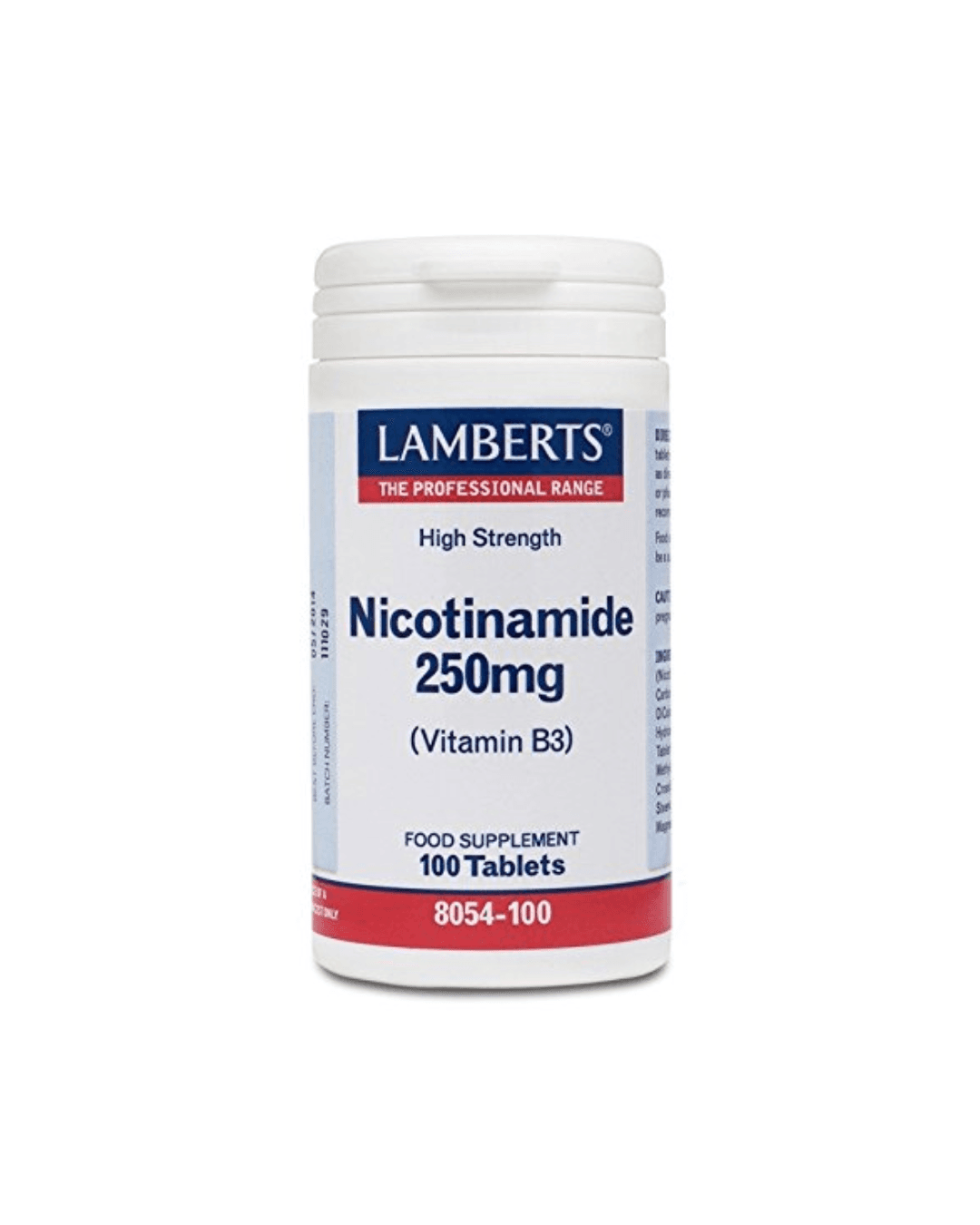 LAMBERTS HIGH STRENGTH NICOTINAMIDE (VITAMIN B 3) 250 MG  X 100 TABLETS