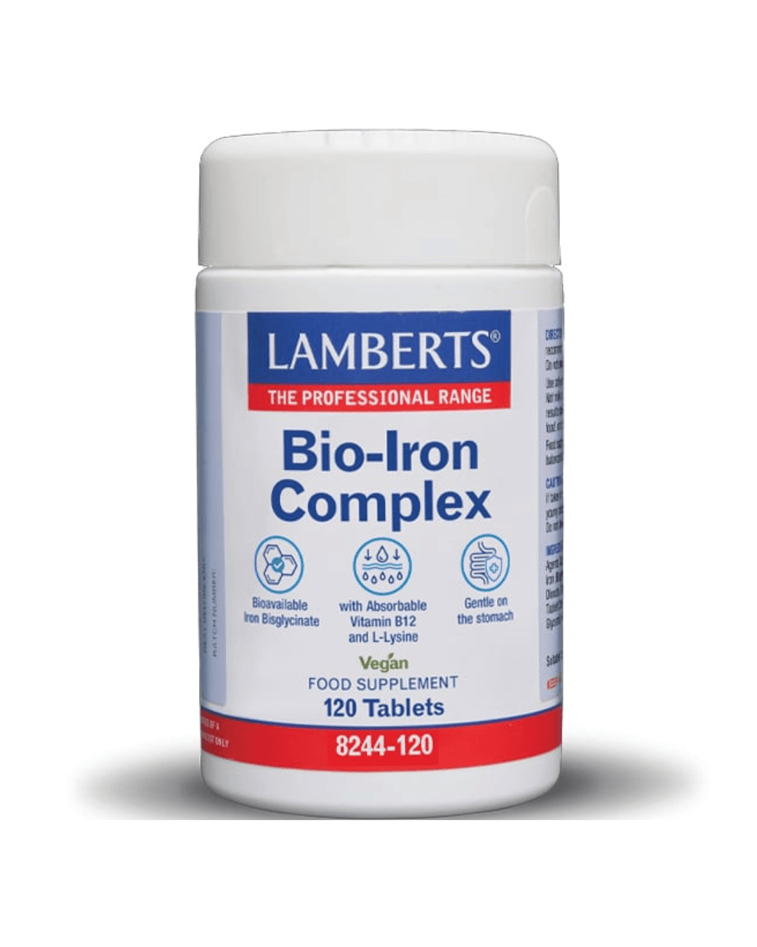 LAMBERTS BIO-IRON COMPLEX X 120 TABLETS