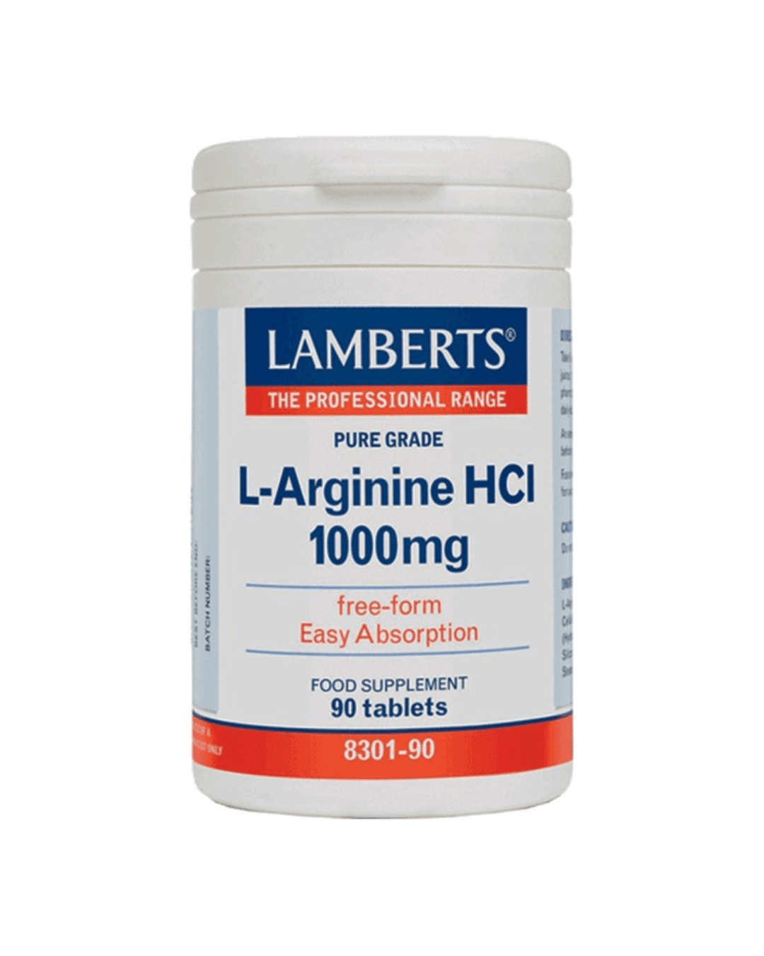 LAMBERTS L-ARGININE HCI 1000 MG X 90 TABLETS
