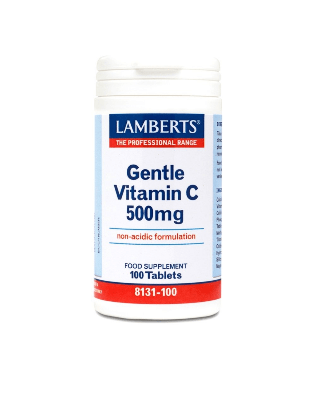 LAMBERTS GENTLE VITAMIN C 500 MG X 100 TABLETS