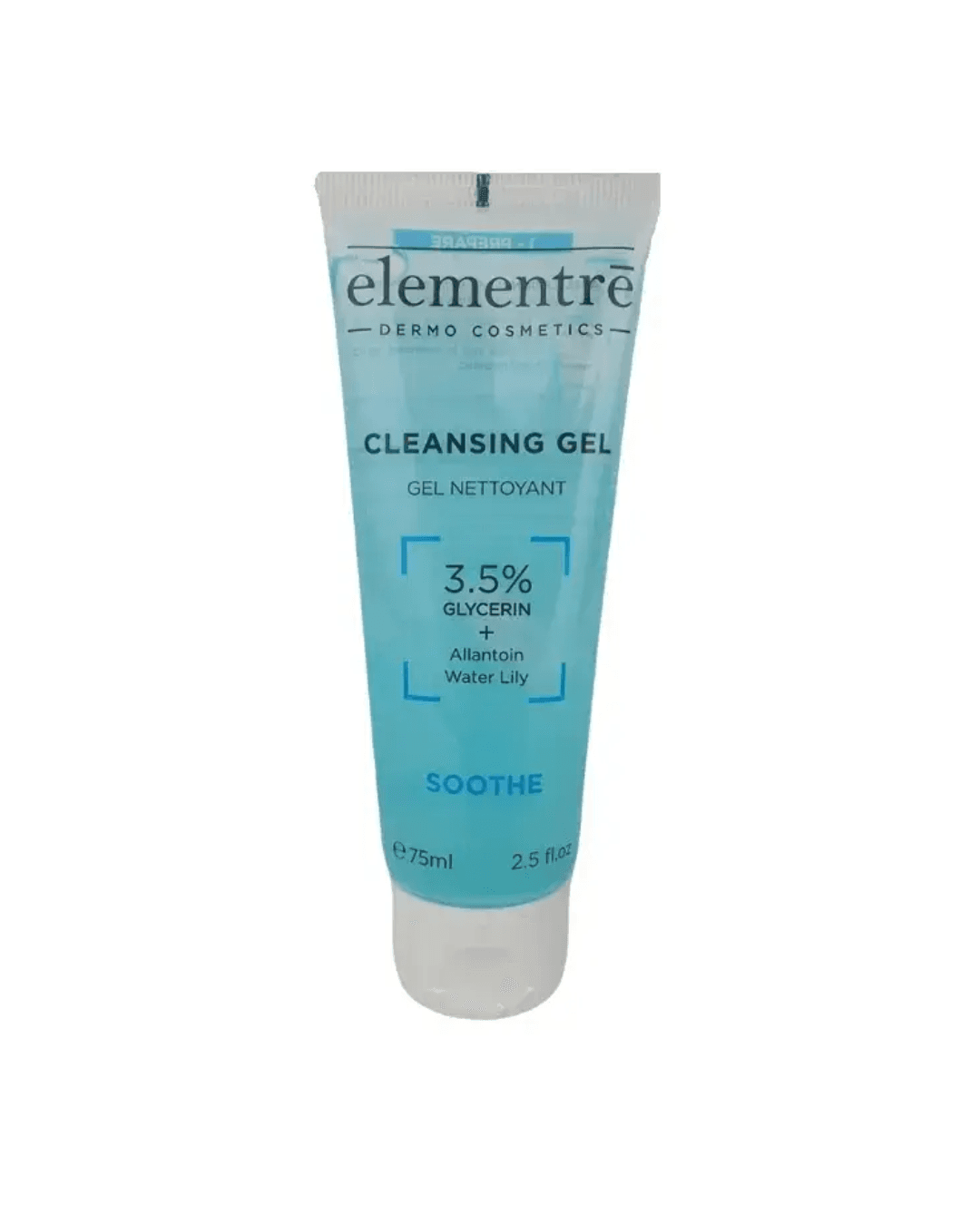 ELEMENTRE CLEANSING GEL 75 ML ( 3.5 % GLYCERI + ALLANTOIN WATER LILY )