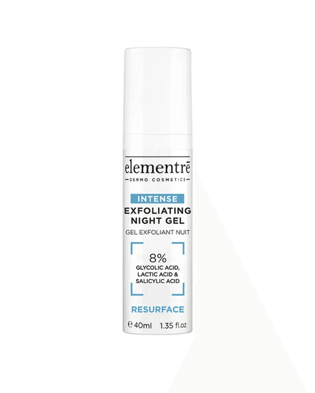 ELEMENTRE EXFOLIATING NIGHT GEL INTENSE 40 ML (8% GLYCOLIC ACID LACTIC ACID AND SALICYLIC ACID )