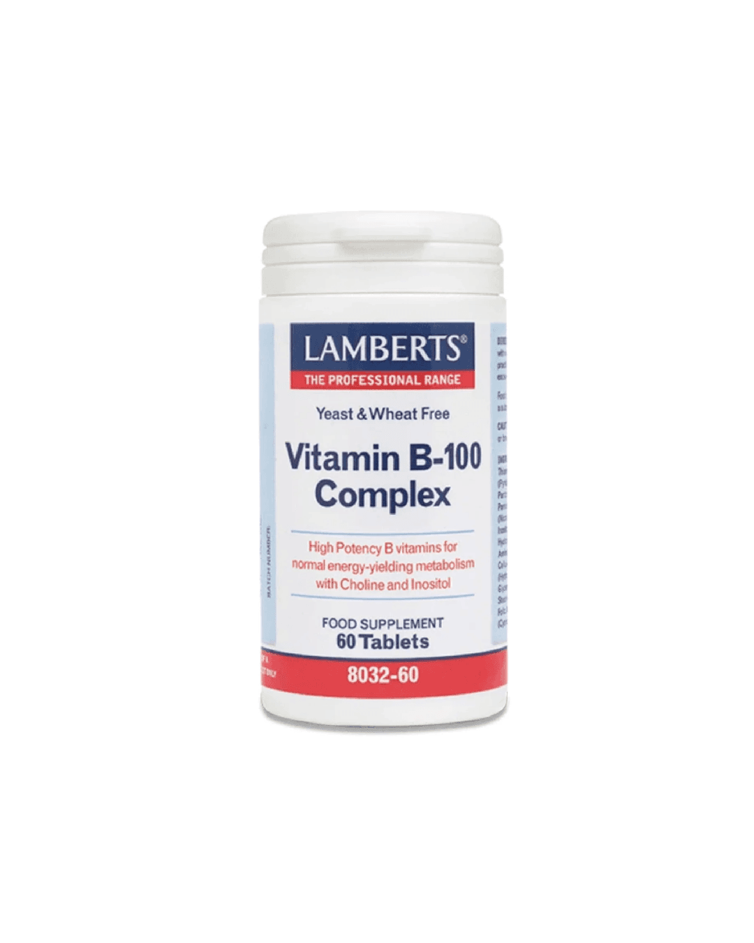 LAMBERTS VITAMIN B-100 COMPLEX X 60 TABLETS