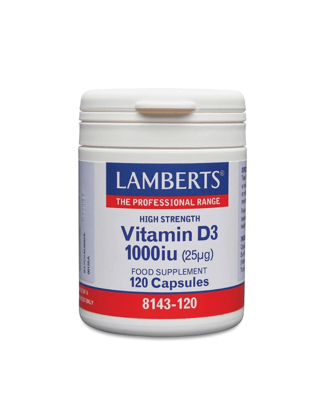LAMBERTS VITAMIN D3 1000 IU X120 CAPSULES
