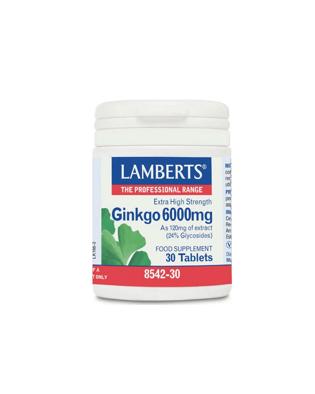 LAMBERTS GINKGO 6000 MG X 30 TABLETS