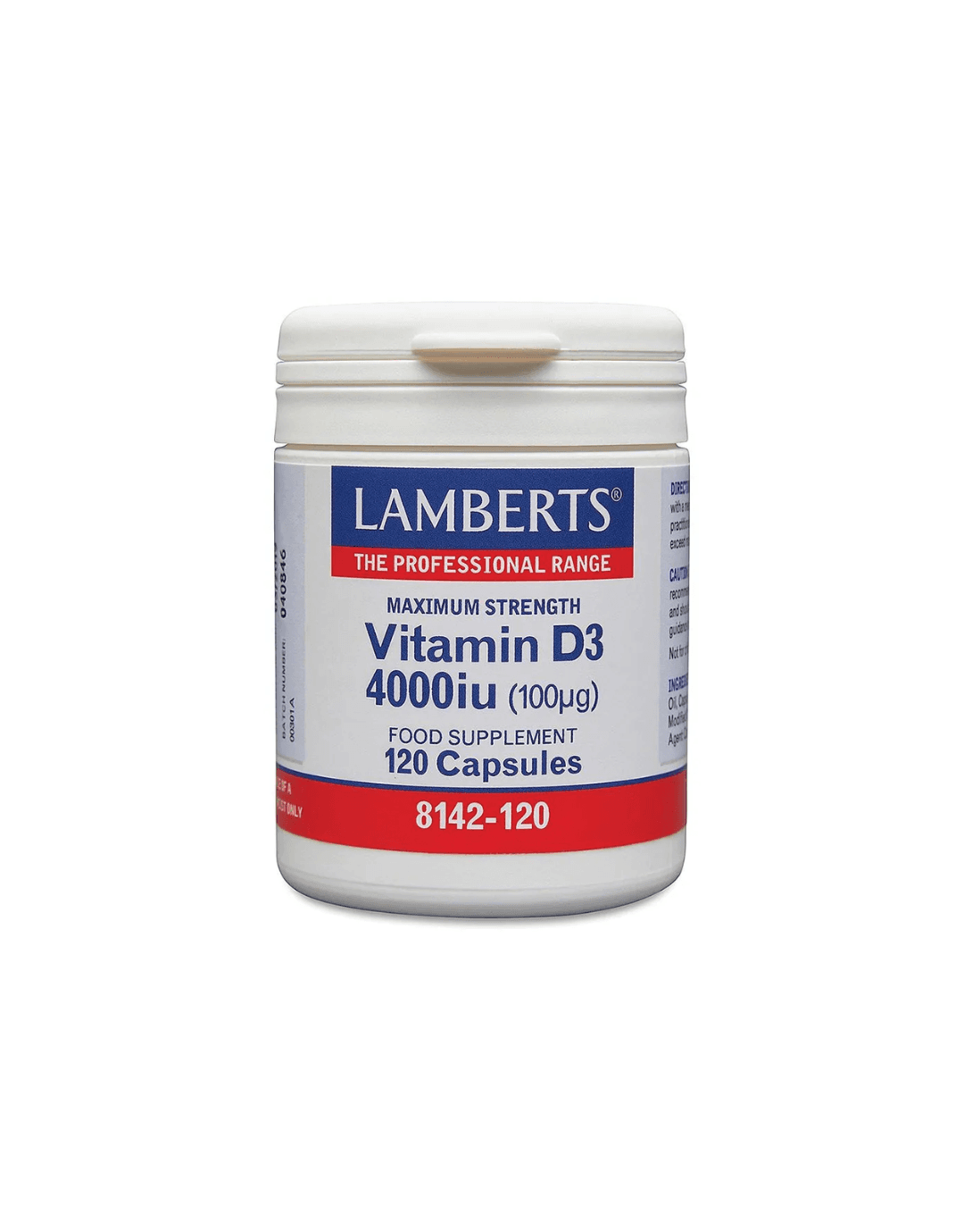 LAMBERTS VITAMIND3 4000 IU X 120 CAPSULES
