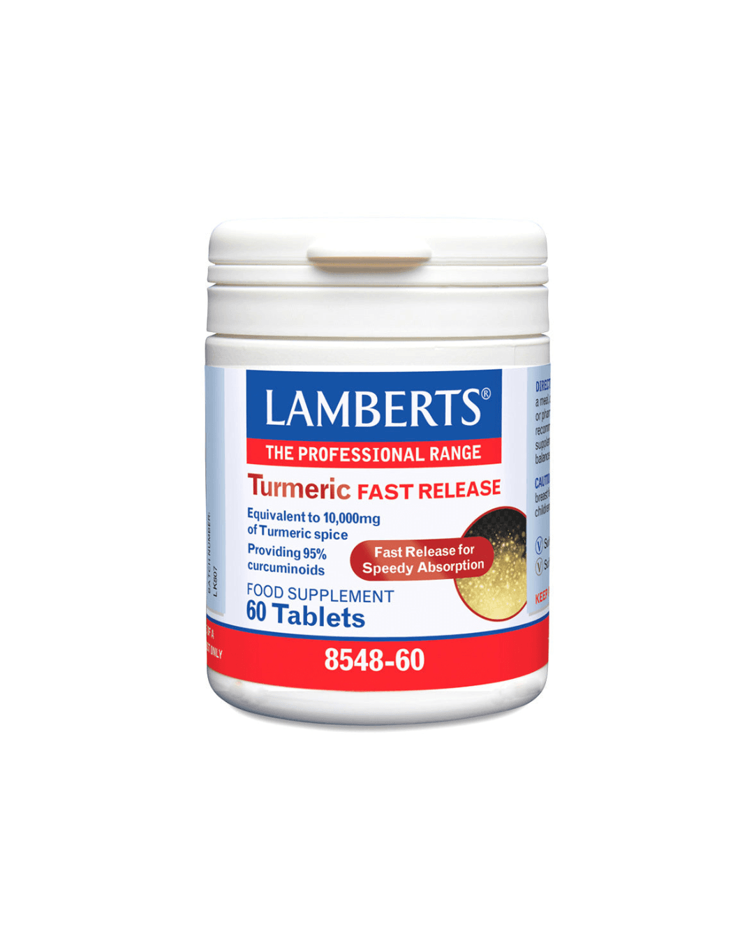 LAMBERTS TUMERIC FAST RELEASE X 60 TABLETS