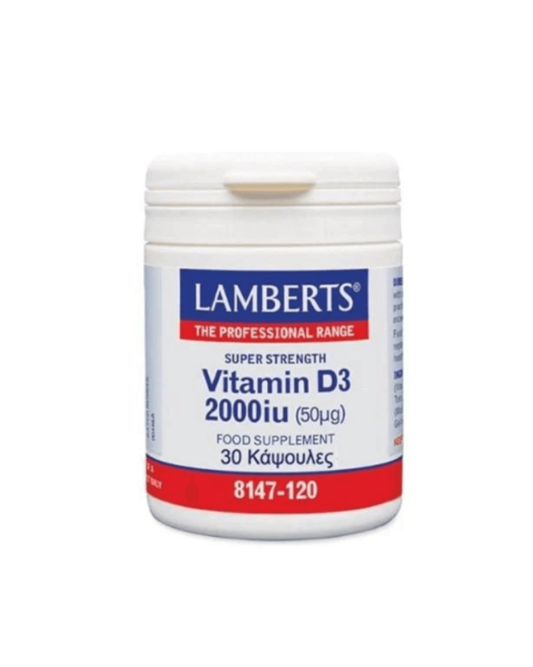 LAMBERTS VITAMIN D3 2000 IU X 30 TABLETS