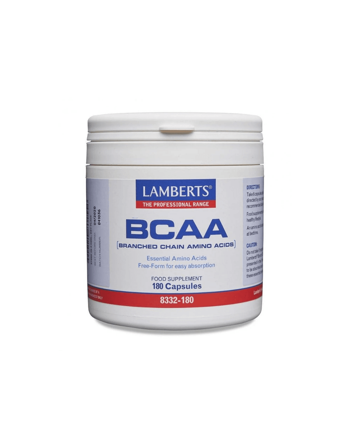 LAMBERTS BCAA ESSENTIAL AMINOACIDS X 180 CAPSULES