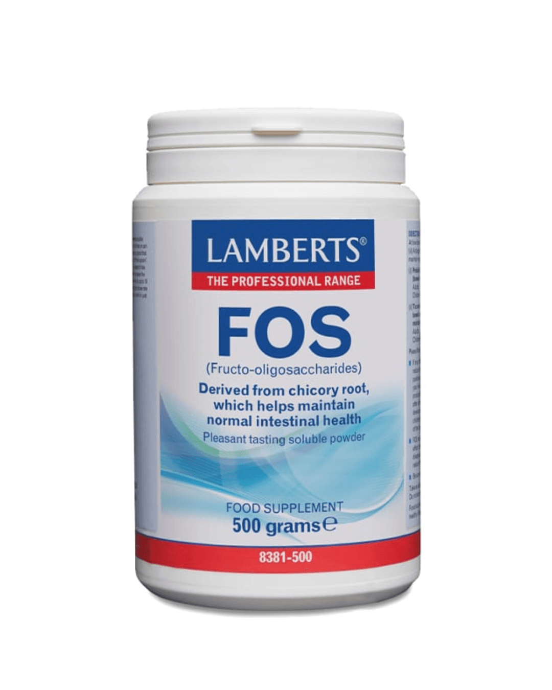 LAMBERTS FOS (FRUCTO-OLIGOSACCHARIDES) X 500 GRAMS