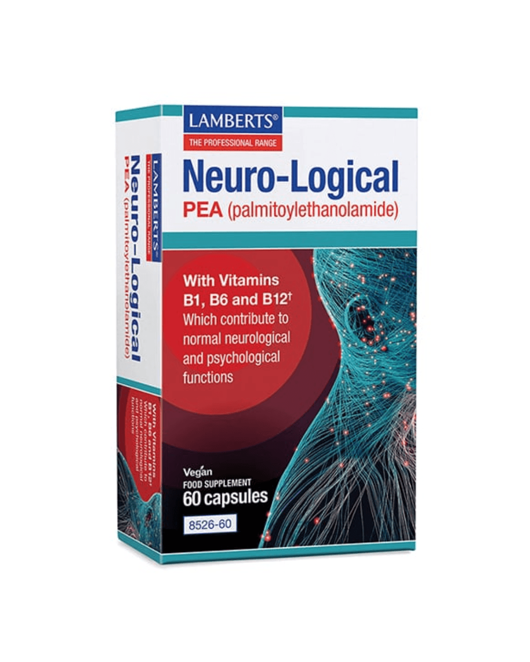 LAMBERTS  NEURO-LOGICAL PEA (PALMITOYLETHANOLAMIDE) X 60 CAPSULES