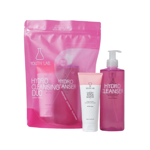 Youth Lab Hydro Cleansing Duo Set (Hydro Cleanser 300 ml and Candy Scrub And Mask 75 ml)