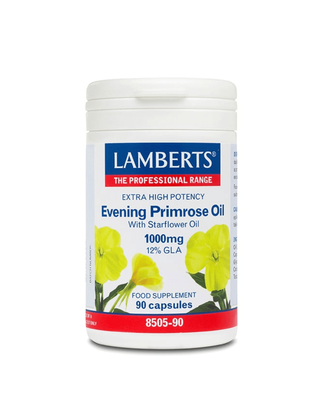 LAMBERTS EVENING PRIMEROSE OIL WITH STARFLOWER OIL 1000 MG X 90 CAPSULES