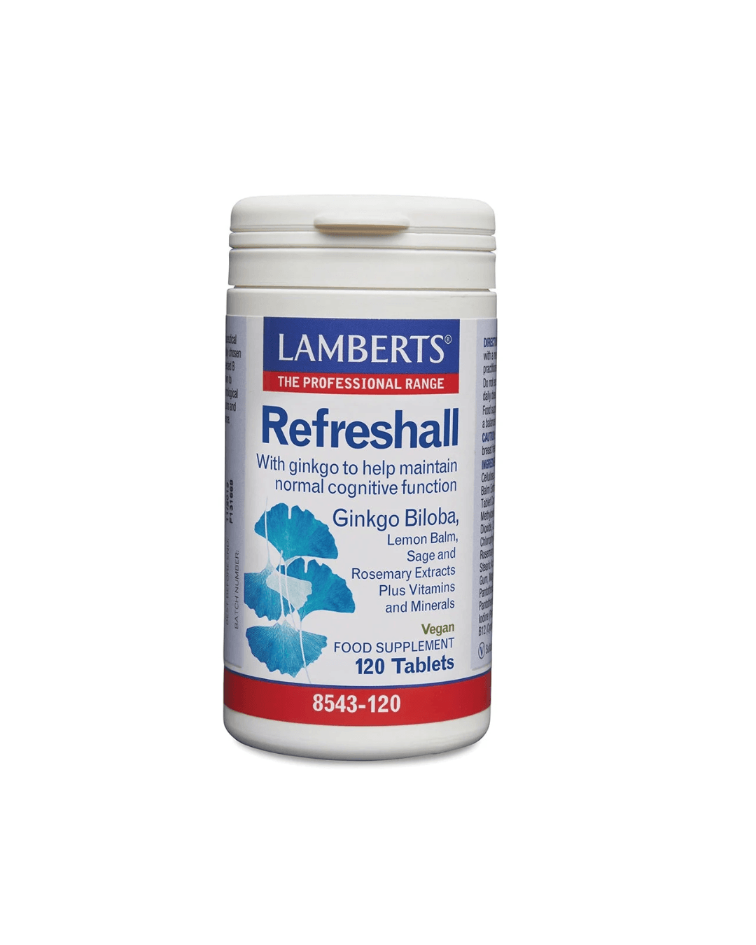 LAMBERTS REFRESHALL WITH GINKGO BILOBA X 120 TABLETS