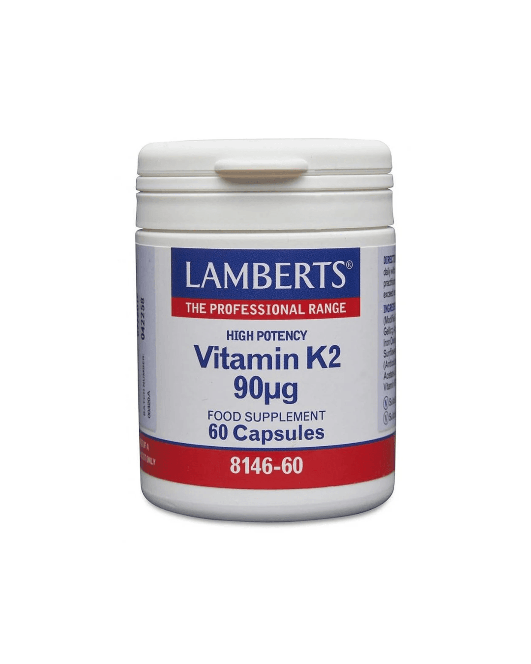LAMBERTS VITAMIN K2 90MCG X 60 CAPSULES