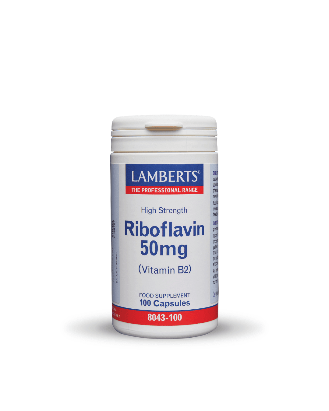 LAMBERTS RIBOFLAVIN 50 MG X 100 CAPSULES