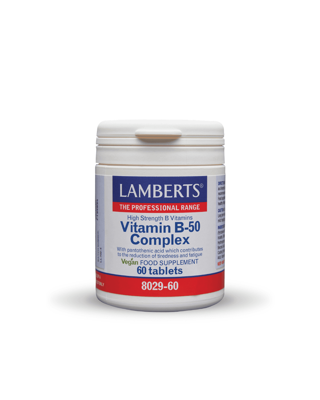 LAMBERTS VITAMIN B-50 COMPLEX X 60 TABLETS