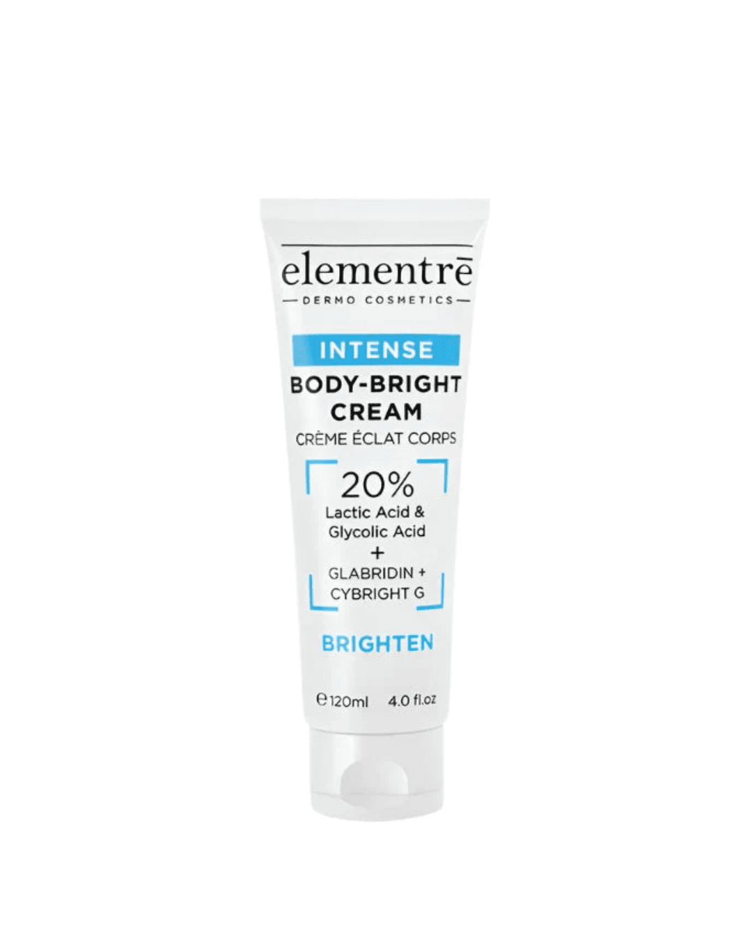 ELEMENTRE INTENSE BODY CREAM 120 ML (20 % LACTIC ACID & GLYCOLIC ACID + GLABRIDIN & CYBRIGHT G )