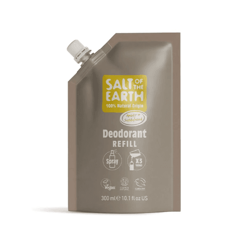 Salt Of The Earth Amber+Sandalwood Refill Spray 300 ml