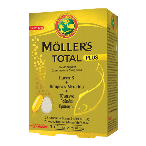 MOLLER’S TOTAL PLUS (OMEGA-3 + VITAMINA) 28+28 TAB