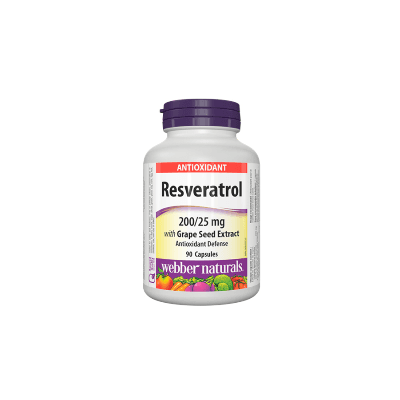 WEBBER NATURALS RESVERATROL X 90 CAPSULES