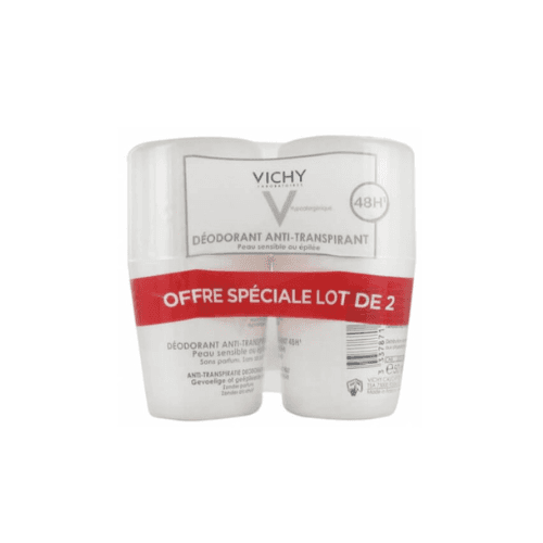 VICHY DEODORANT ANTI-TRANSPIRANT 48H DUOPACK ROLL ON