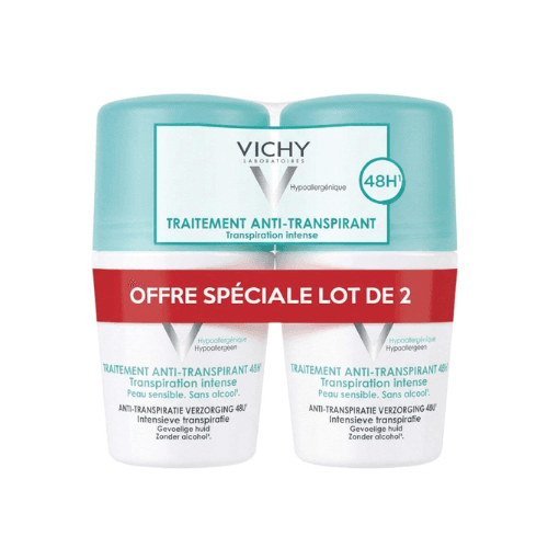 VICHY ANTI-TRANSPIRANT SENSITIVE SKIN ROLL ON DUOPACK