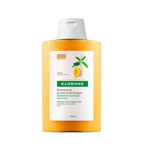 Klorane - Shampo për flokë të thatë dhe të dëmtuar me mango