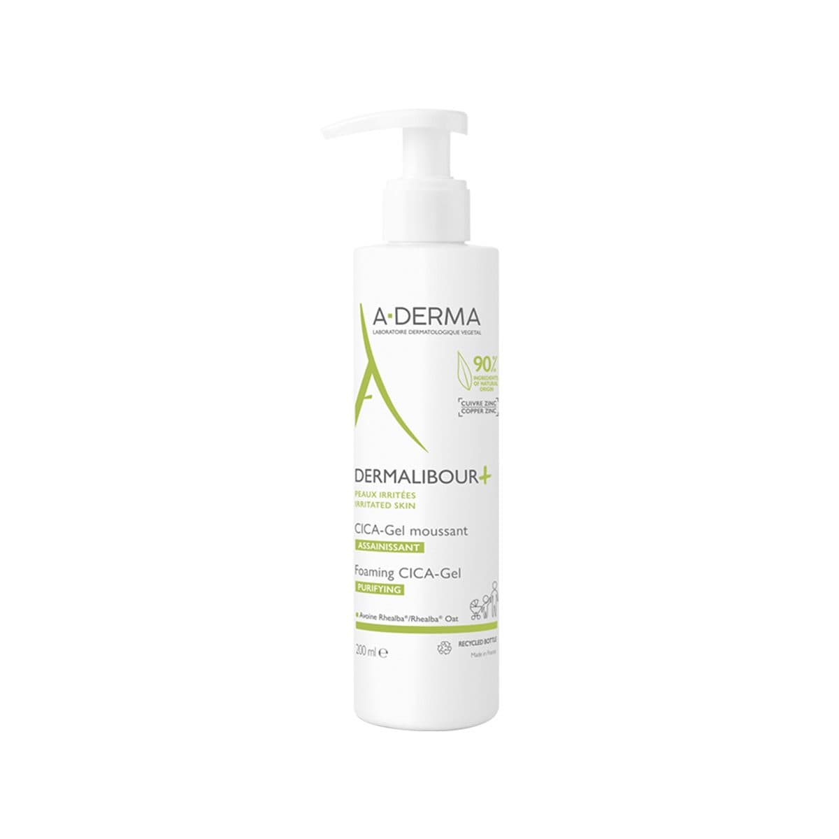 A-Derma - Dermalibour+ Purifying Foaming CICA-Gel
