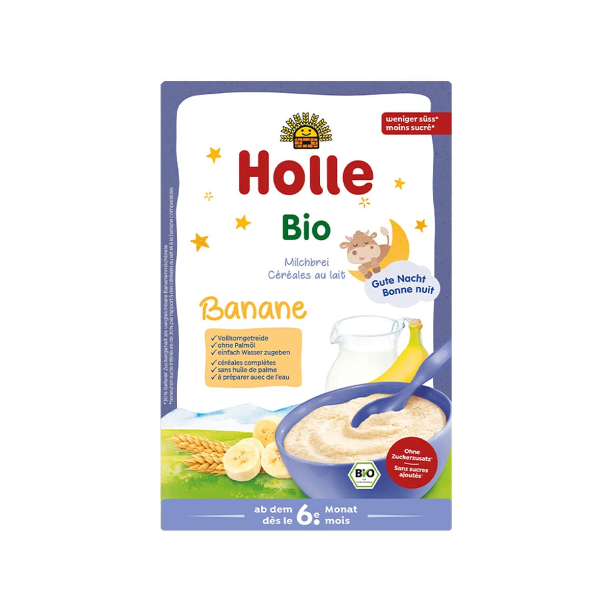 Holle - Drithëra organikë me banane (6m+)