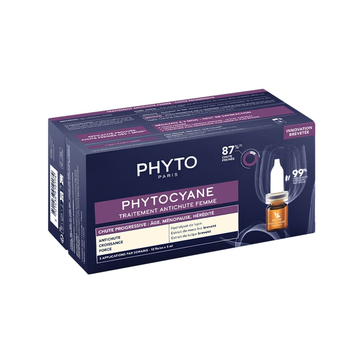 Phyto - Phytocyane Progressiv, ampula kundër rënies progresive të flokëve tek femrat