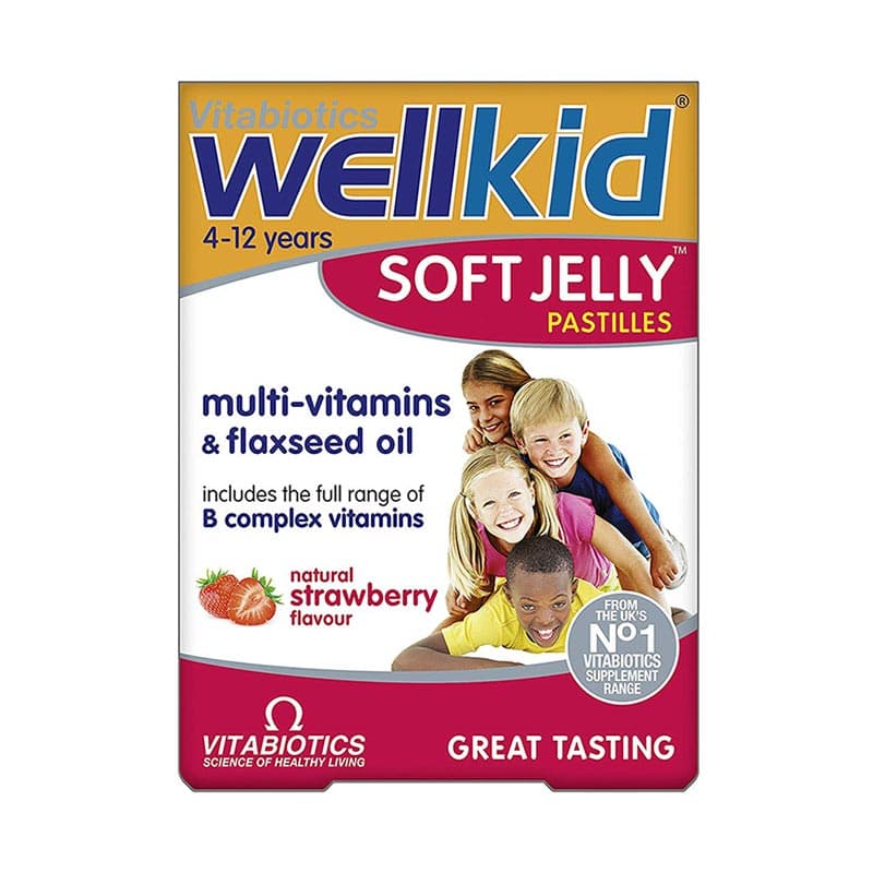 Vitabiotics - Wellkid Softjelly Strawberry flavour