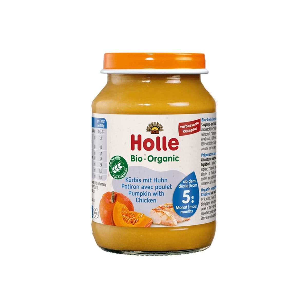 Holle - Pure me kungull dhe mish pule (4m+)