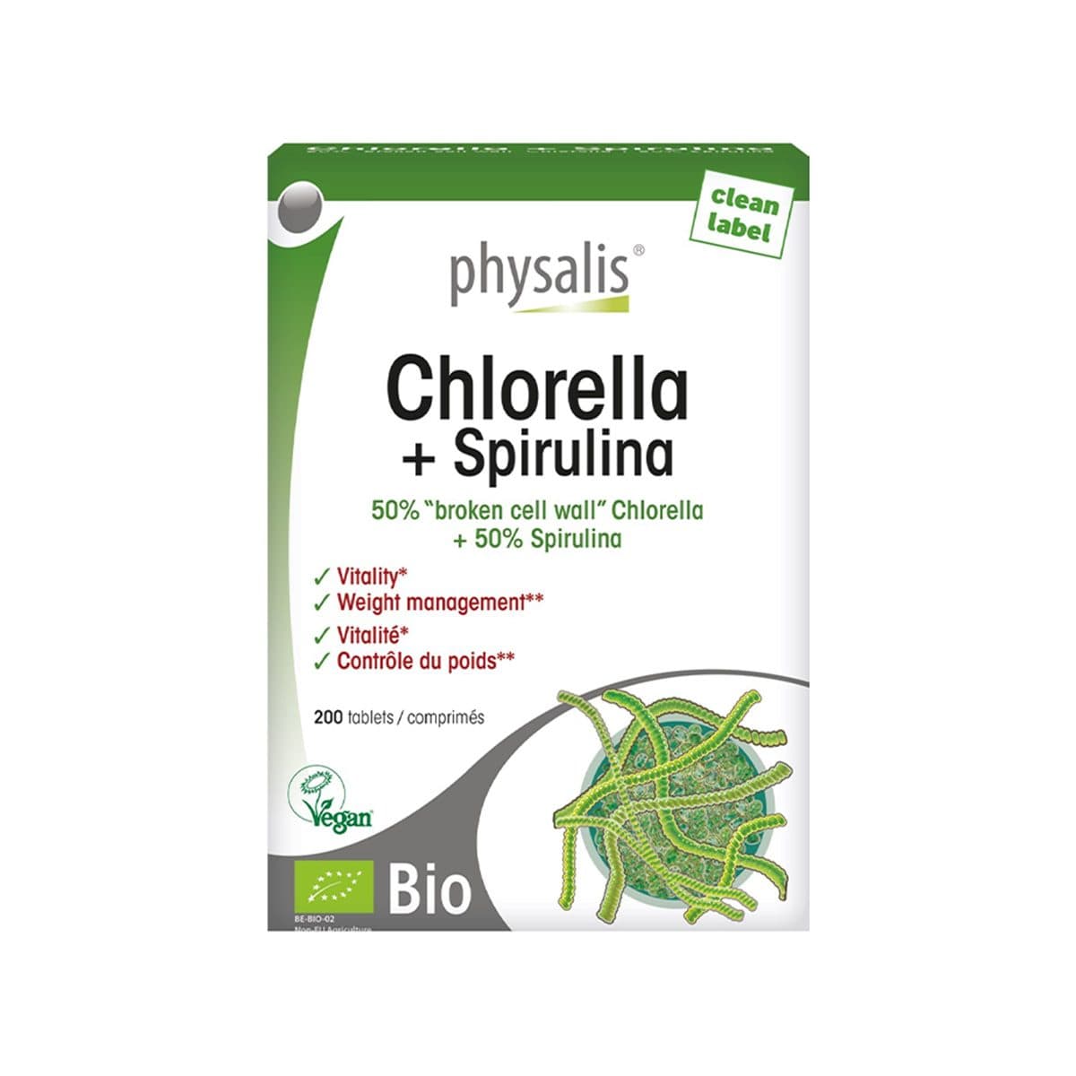 Physalis - Chlorella + Spirulina