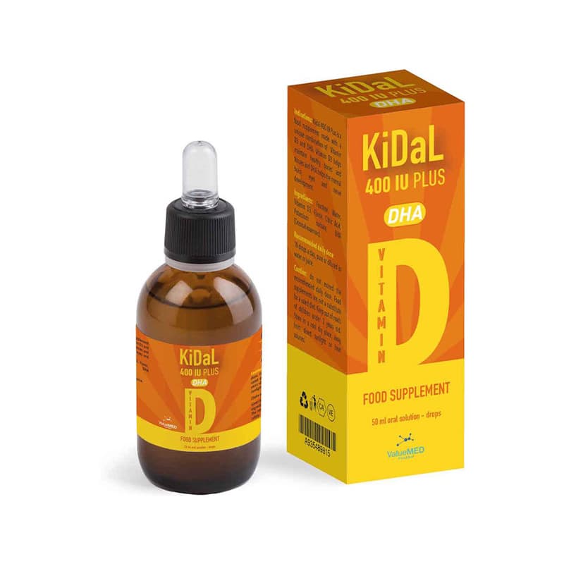 Kidal - Vitamin D (400 IU) Plus DHA
