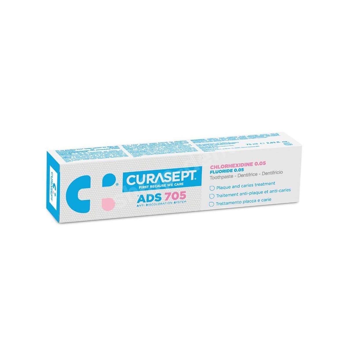 Curasept - Pastë dhëmbësh ADS 705 (CHX 0.05 + Fluor 0.05)