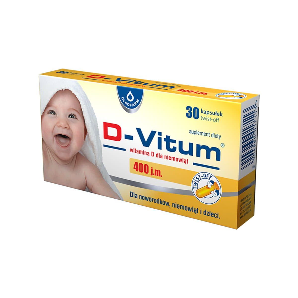 OleoFarm - D-Vitum 400 IU + DHA