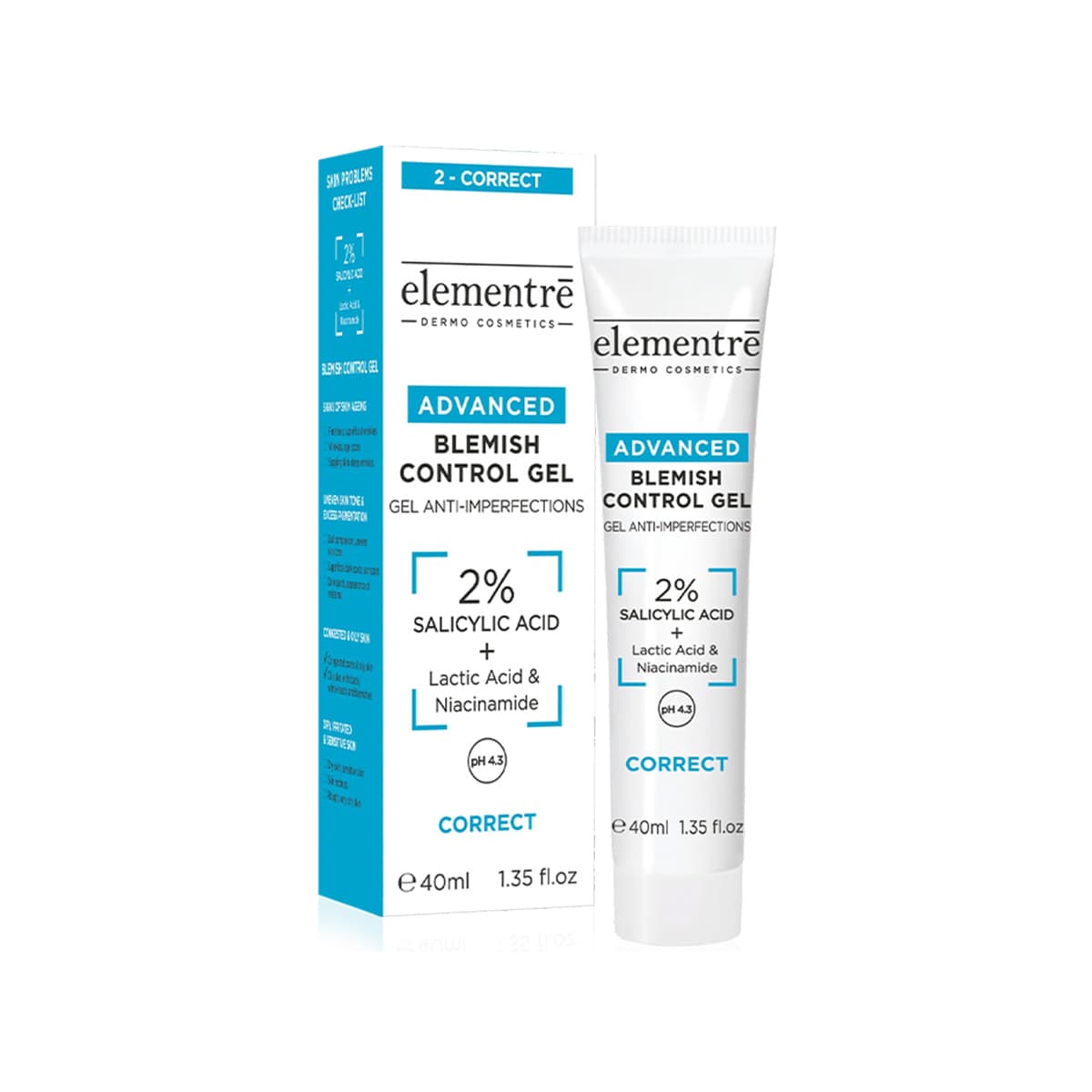 Elementre - 2% Salicylic Acid Advanced Blemish Control Gel