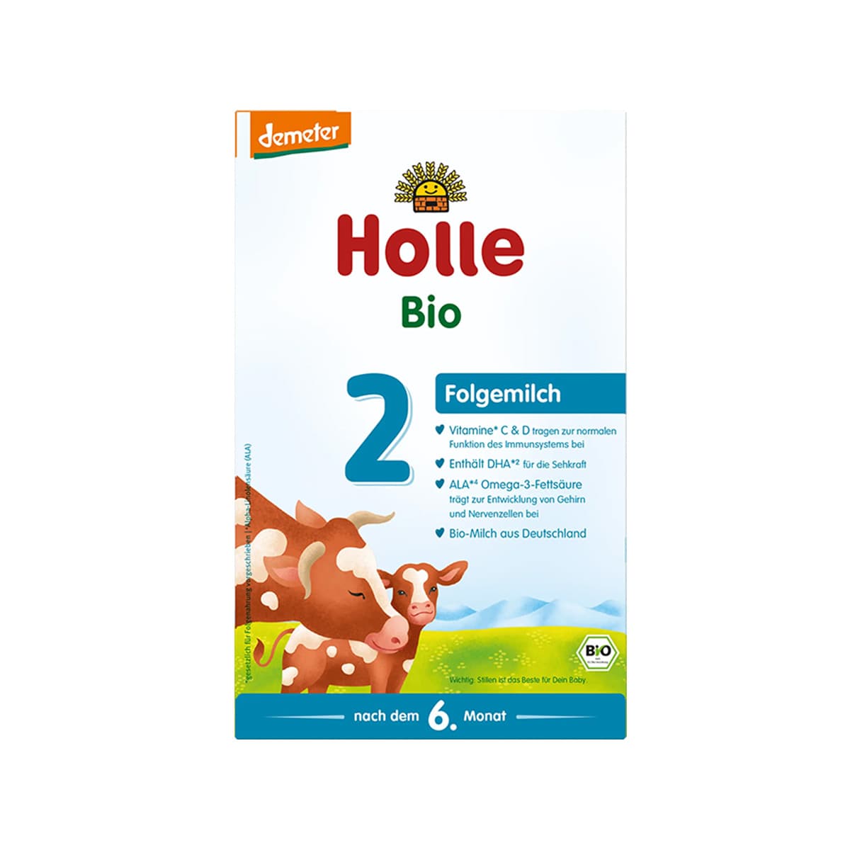 Holle - Qumësht lope organik 2 (6m+)