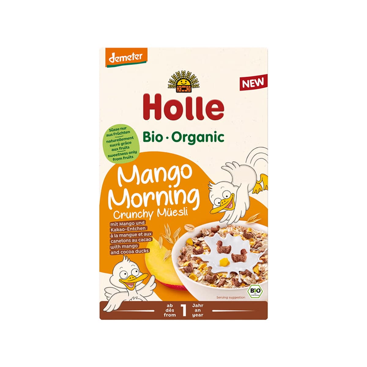 Holle - Mango Morning Crunchy Muesli (12m+)