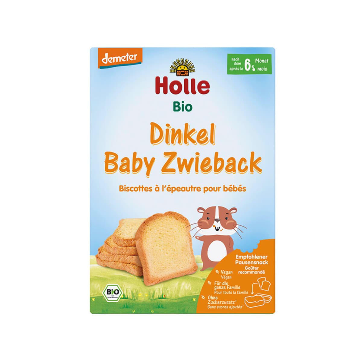 Holle - Spelt Baby Rusks (6m+)