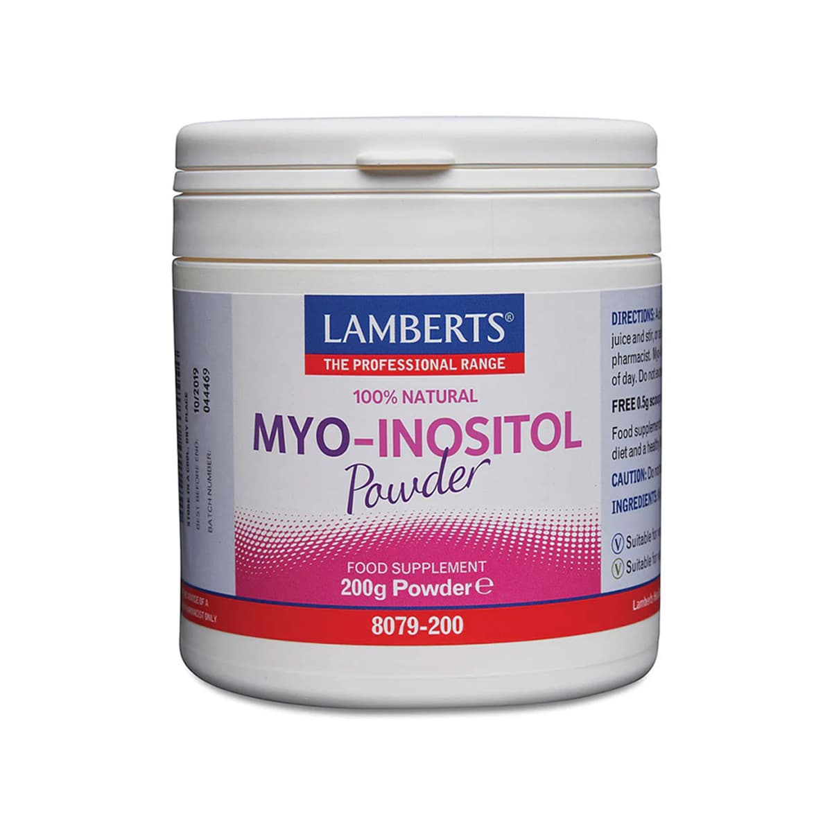 Lamberts - Myo-Inositol Powder