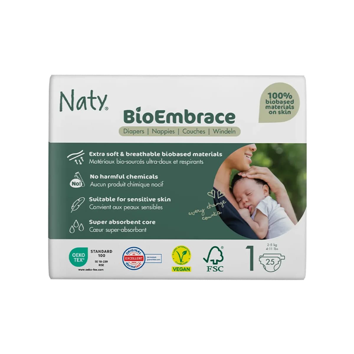 Naty BioEmbrace - Pelena