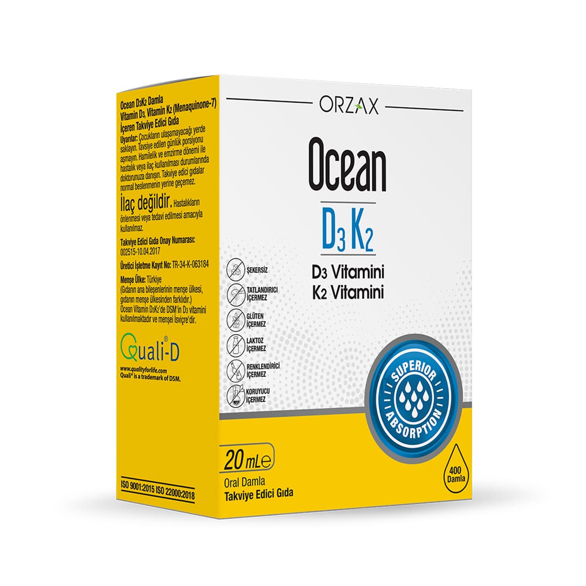 Orzax - Ocean Vitamin D3 & K2