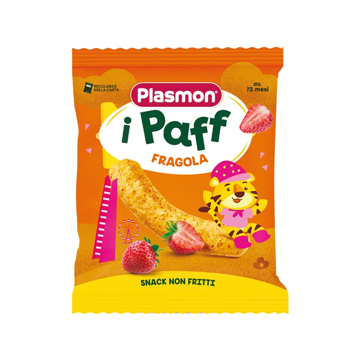 Plasmon - Pufka me luleshtrydhe (12m+)