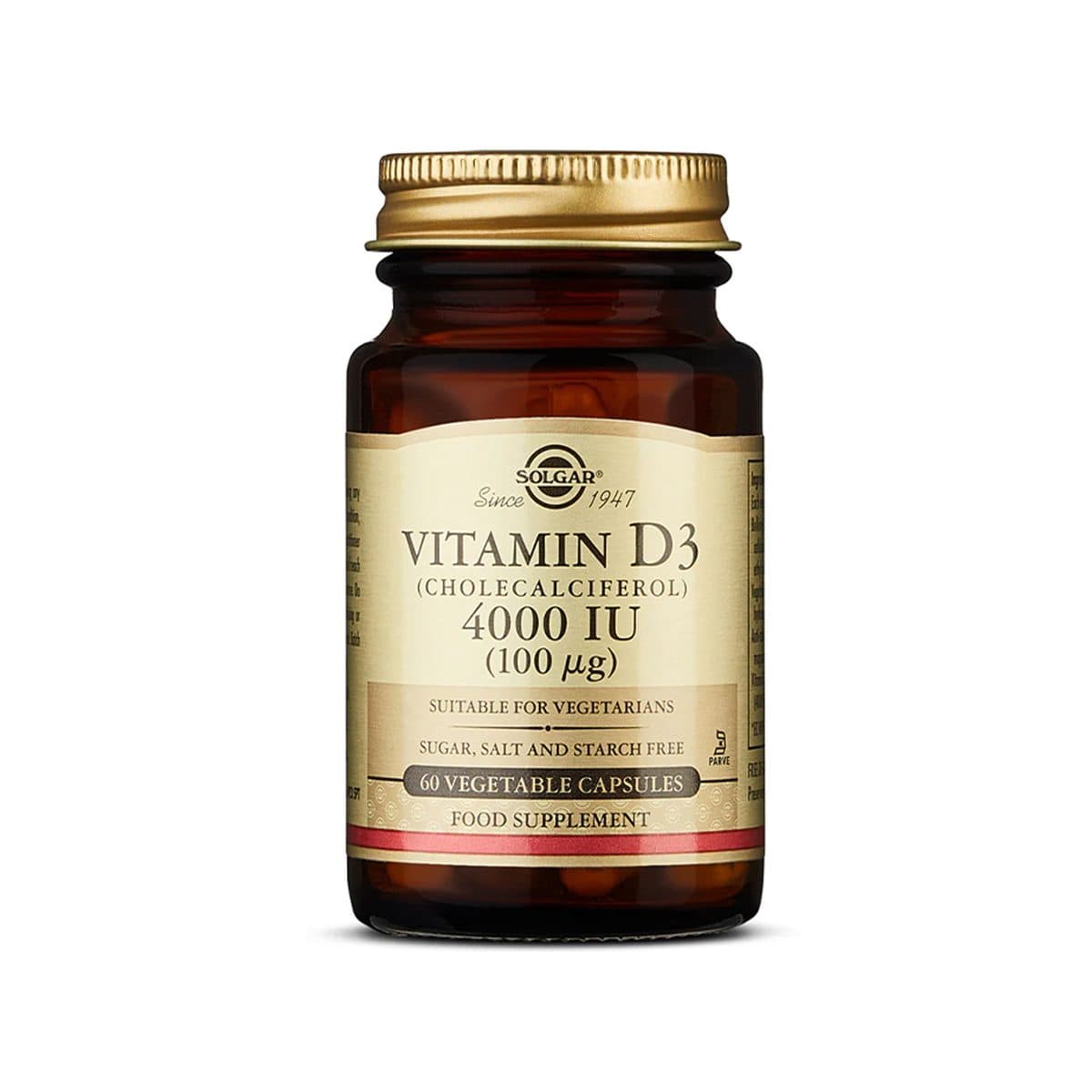 Solgar - Vitamin D3 (Cholecalciferol) 4000 IU