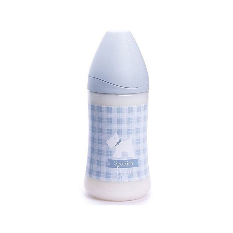 Suavinex - Shishe plastike me biberon anatomik 270ml (0-6m)
