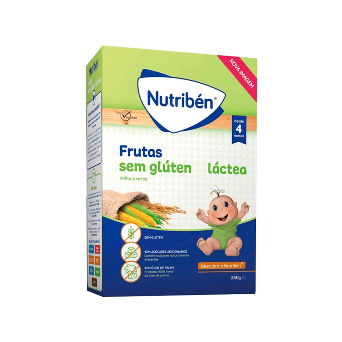 Nutriben - Drithëra me fruta & qumësht pa gluten (4m+)