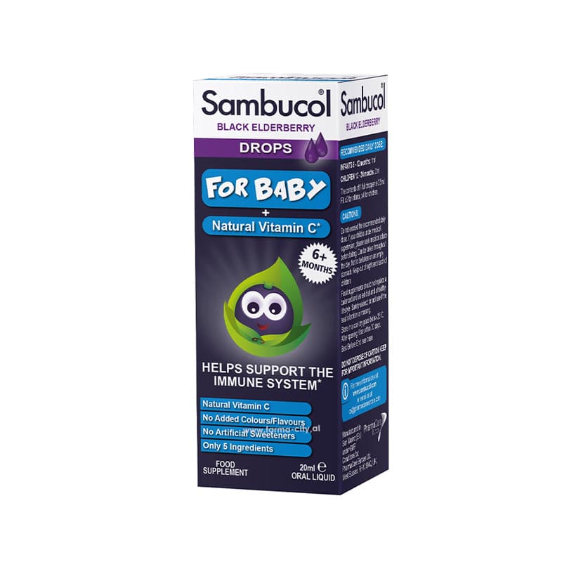 Sambucol - Black Elderberry pika për fëmijë (6m+)